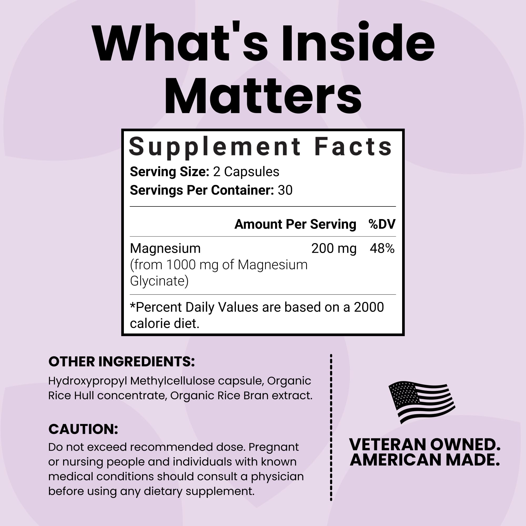 Eco-friendly packaging for Luma Nutrition magnesium glycinate bottle