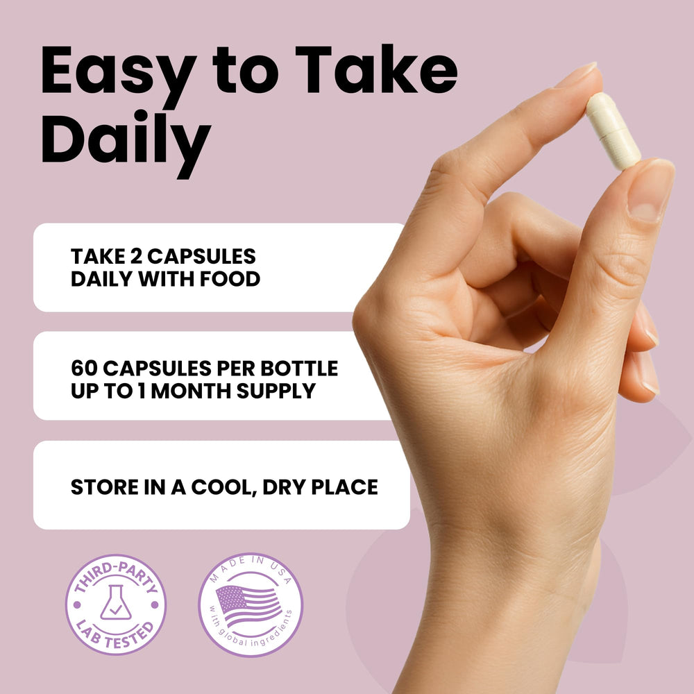 USA-made label near Luma Nutrition bottle emphasizing quality