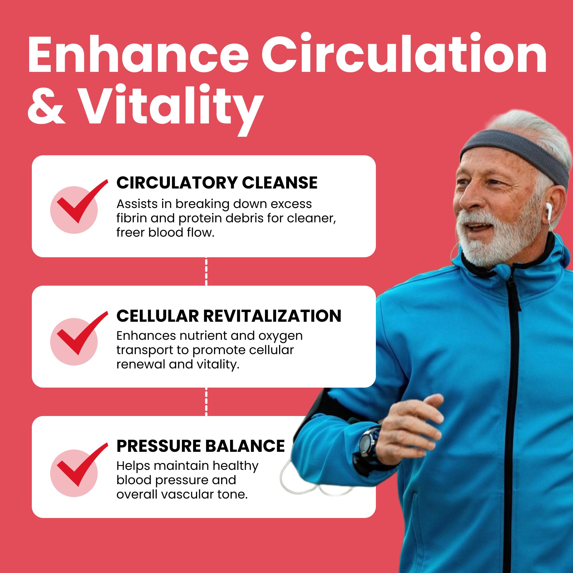 Luma Nutrition nattokinase bottle front with premium heart health support