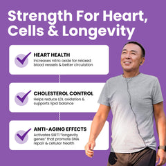 Luma Nutrition Resveratrol capsules deliver 600mg per serving for daily use.