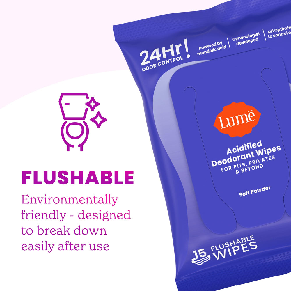 6x6 inch towelettes designed for quick touch-ups.