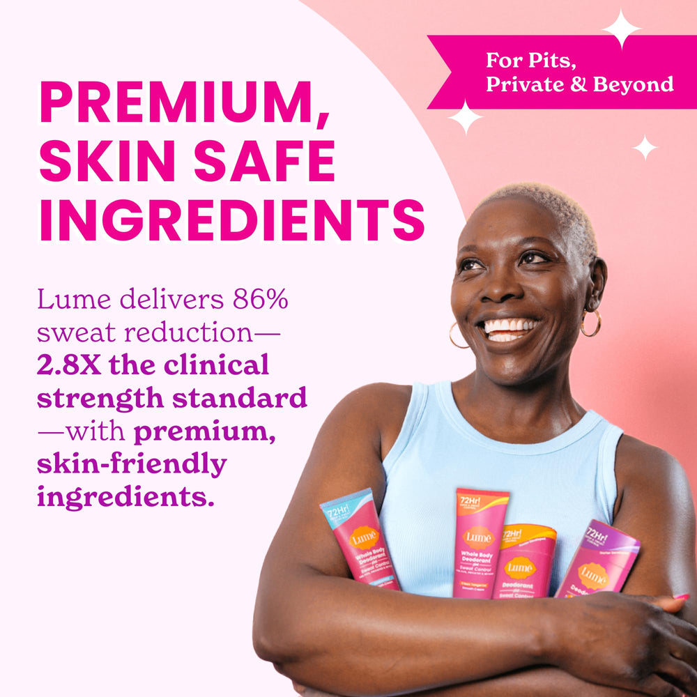 Baking soda-free formula supports sensitive skin and minimizes irritation.