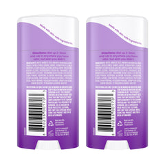 Lume deodorant cream stick application in hand demonstrates easy, clean rubbing