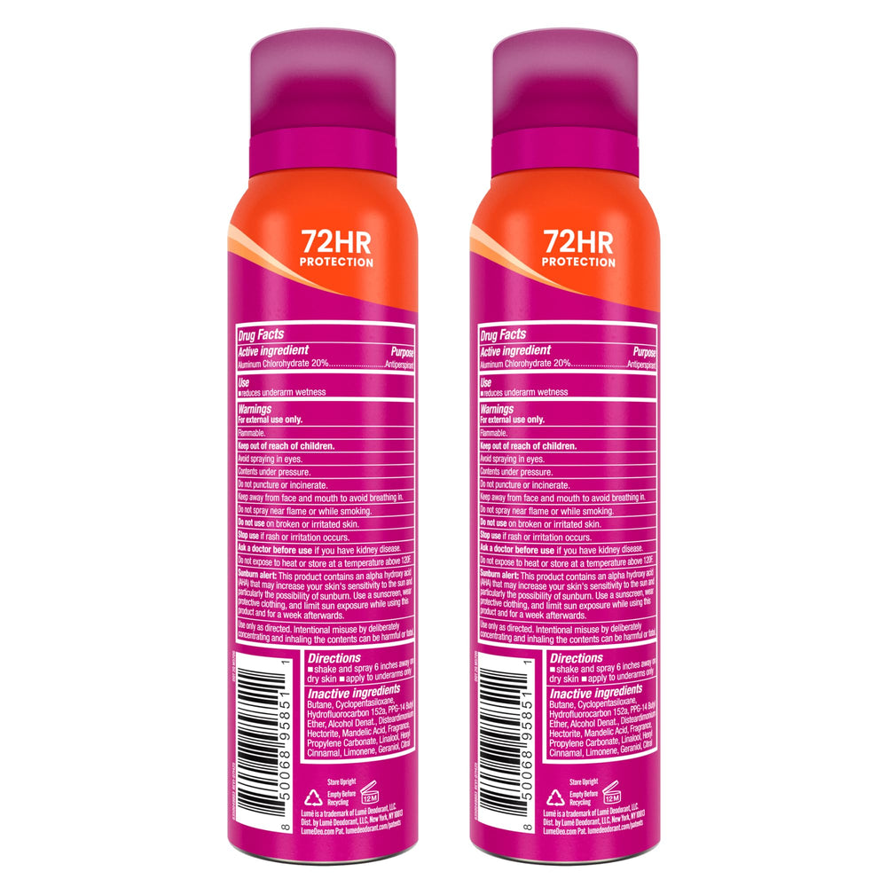 Lume Deodorant Plus Sweat Control in use highlights fast-absorbing, residue-free feel.