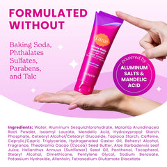 Lume hypoallergenic label signals skin-friendly, suitable for sensitive areas.