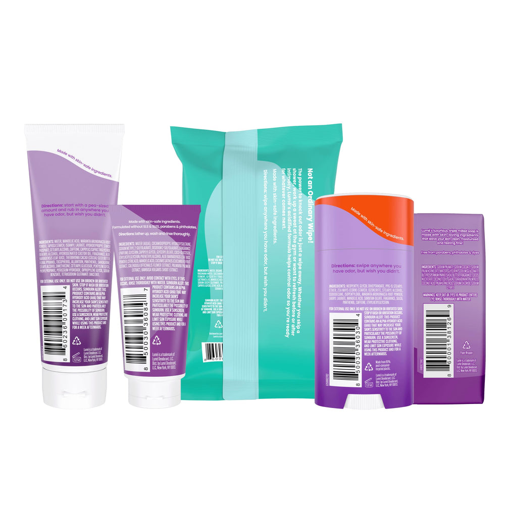 Lume Invisible Cream Tube deodorant for seamless underarm protection.