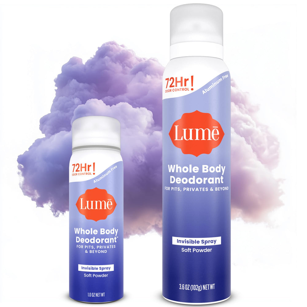 Lume Invisible Spray full-size bottle for all-day odor control.