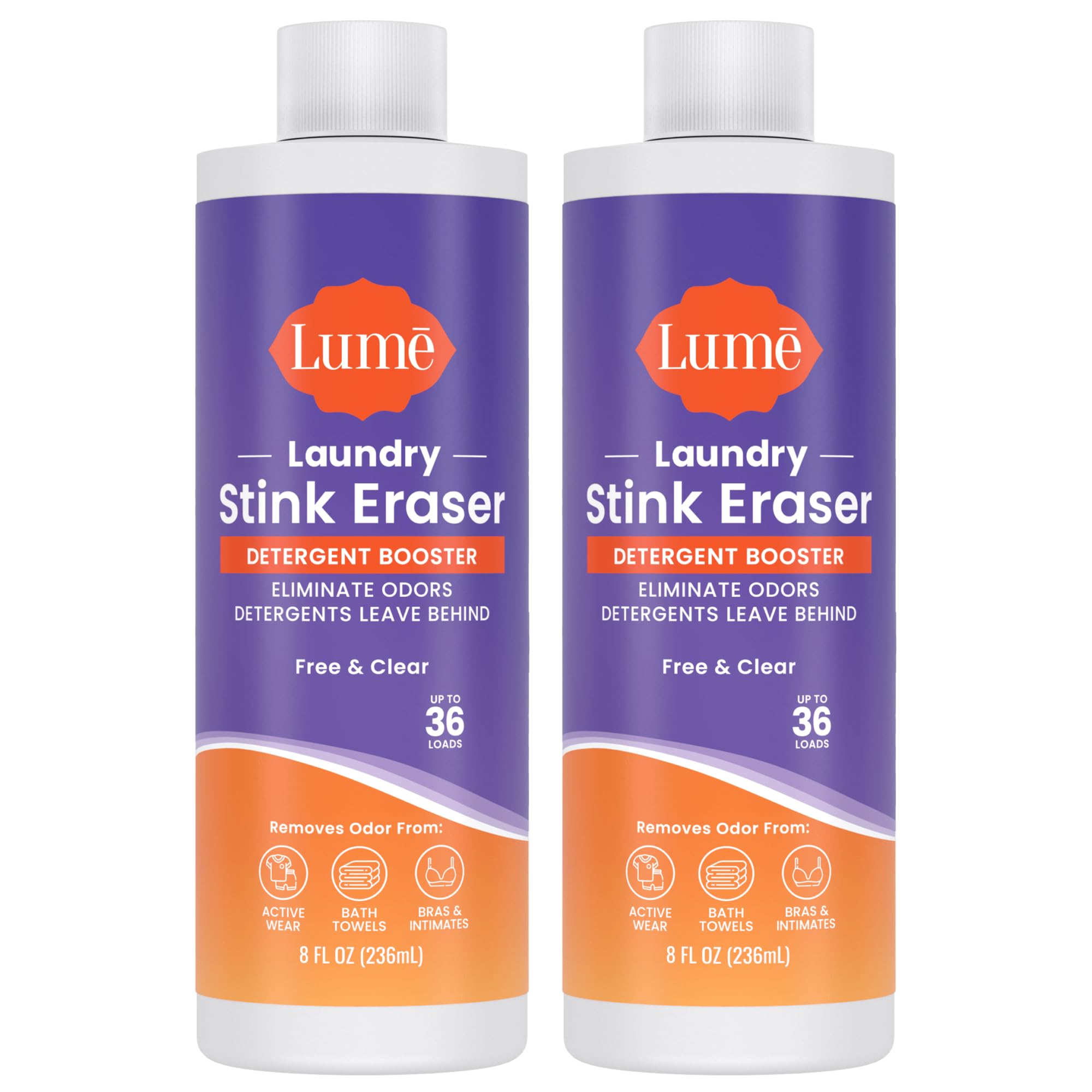 Lume Laundry Stink Eraser cap pour action for pretreating odorous fabrics