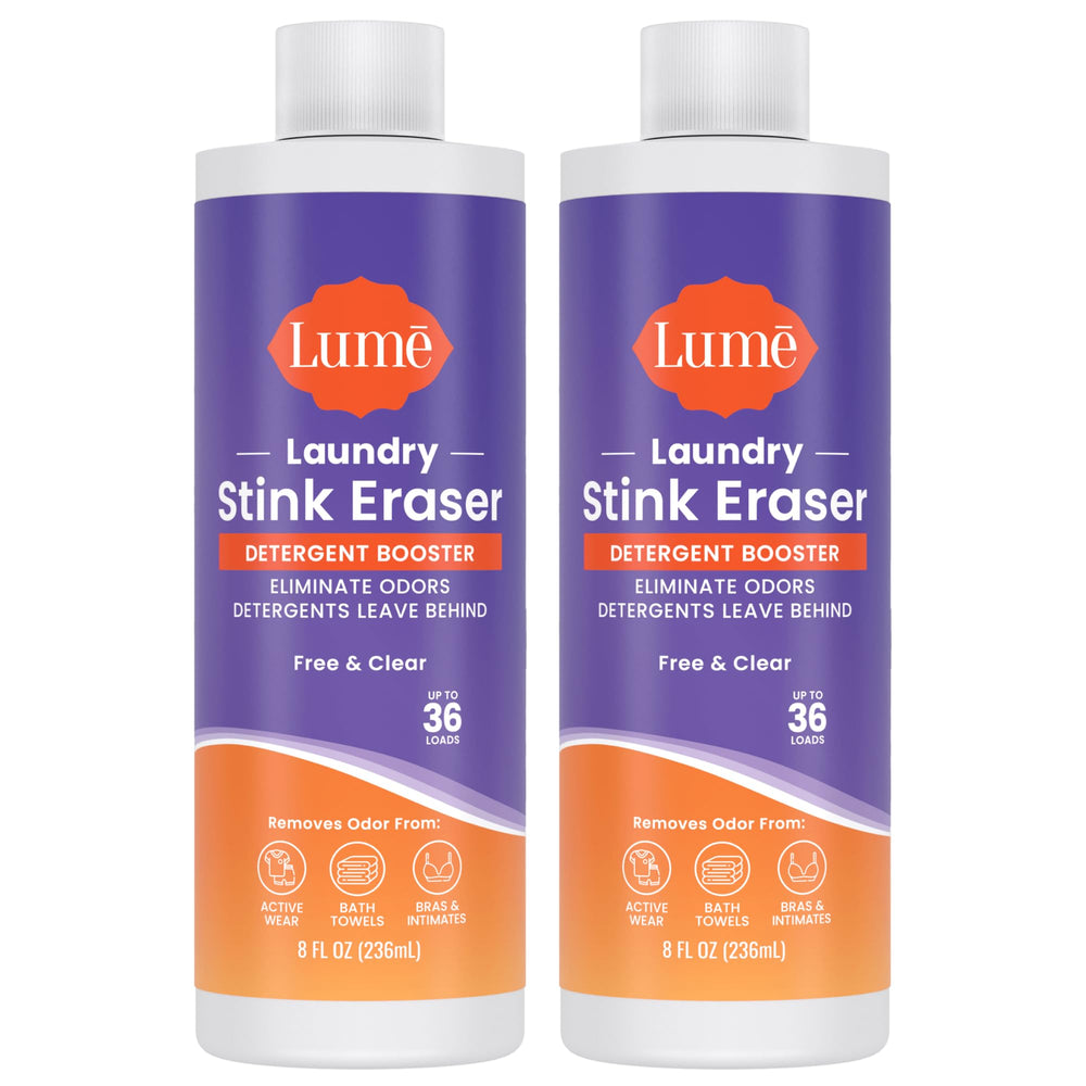 Lume Laundry Stink Eraser cap pour action for pretreating odorous fabrics