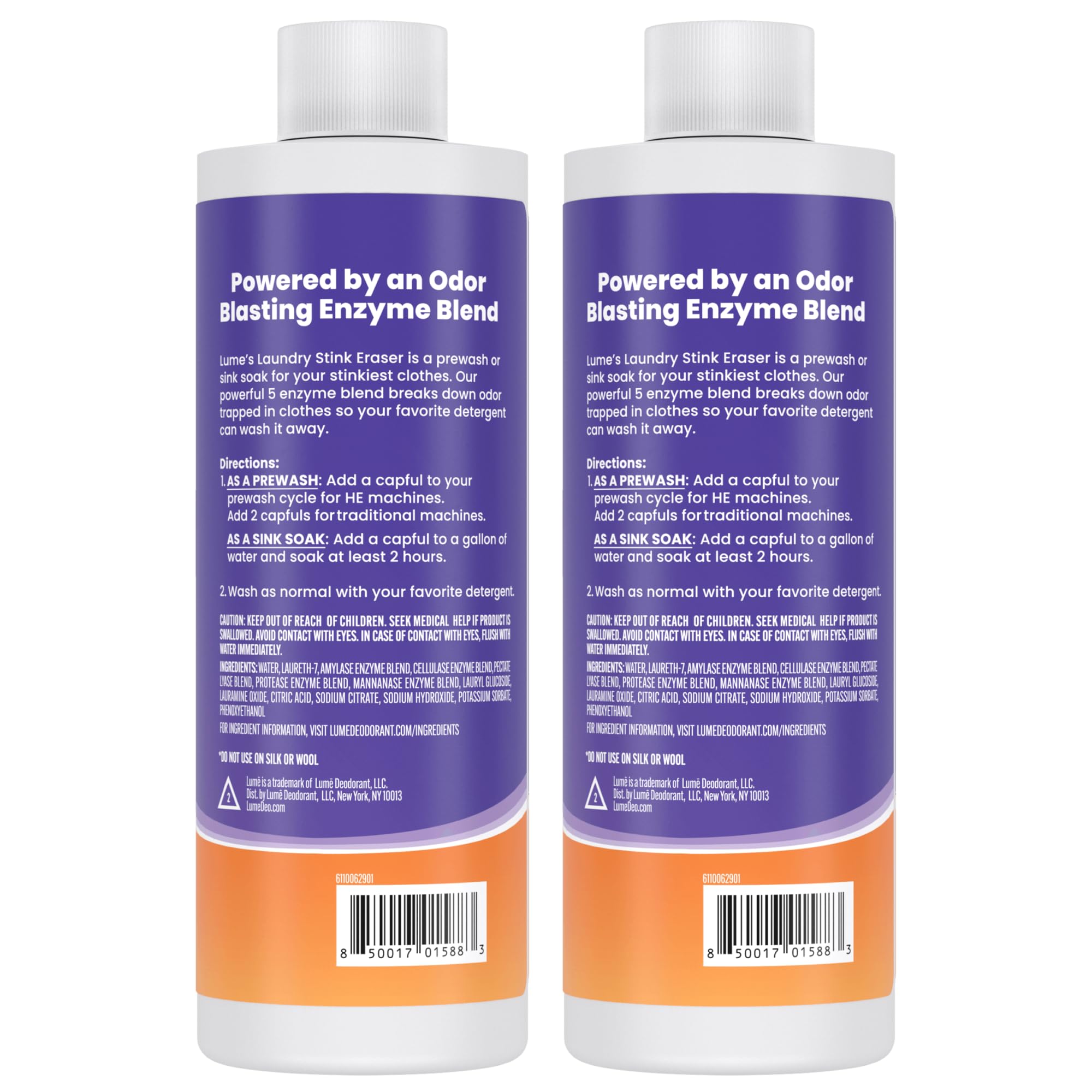 Lume Stink Eraser in-use close-up hints odor-elimination in everyday laundry