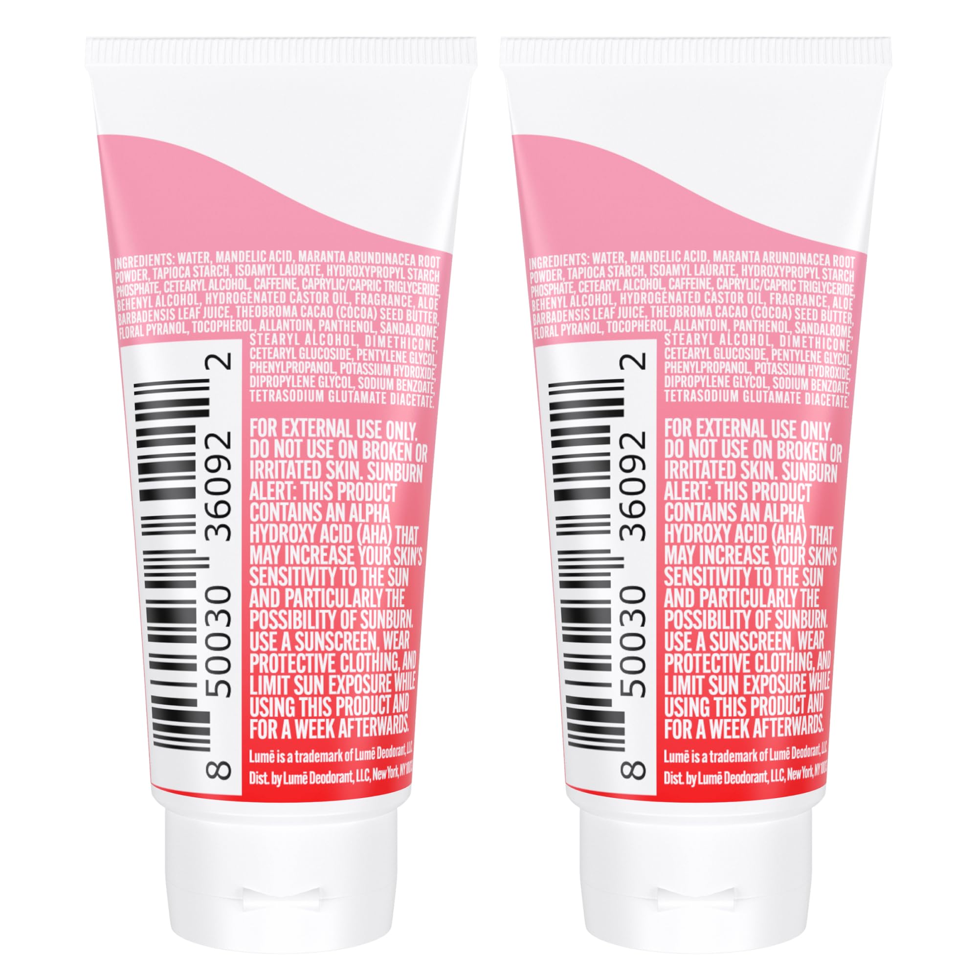 Two-pack of 0.5 oz trial-size tubes for on-the-go use