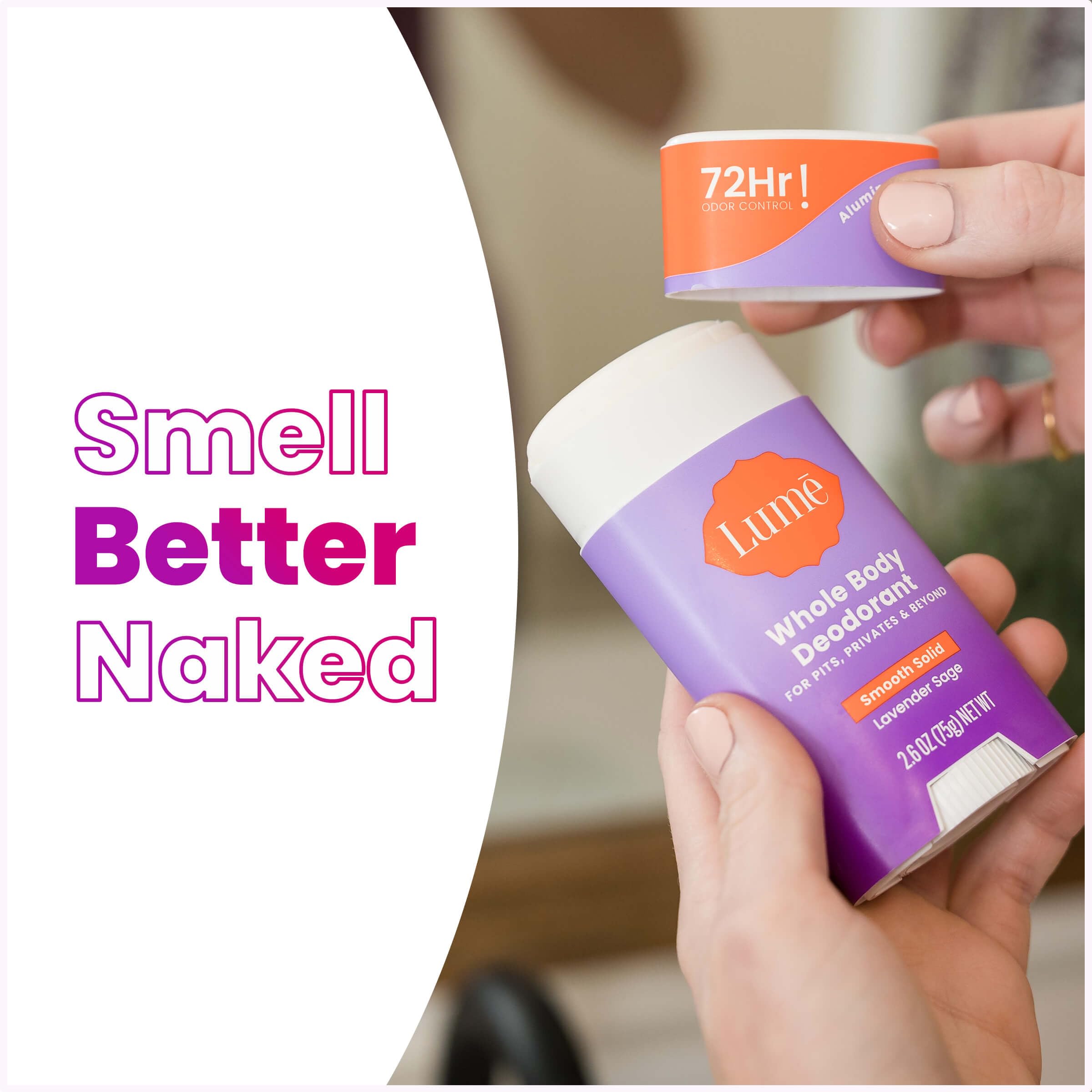 Lume Packaging label Lavender Sage showcasing branding.