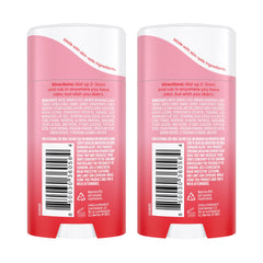 Lume Peony Rose cream-stick application on underarms