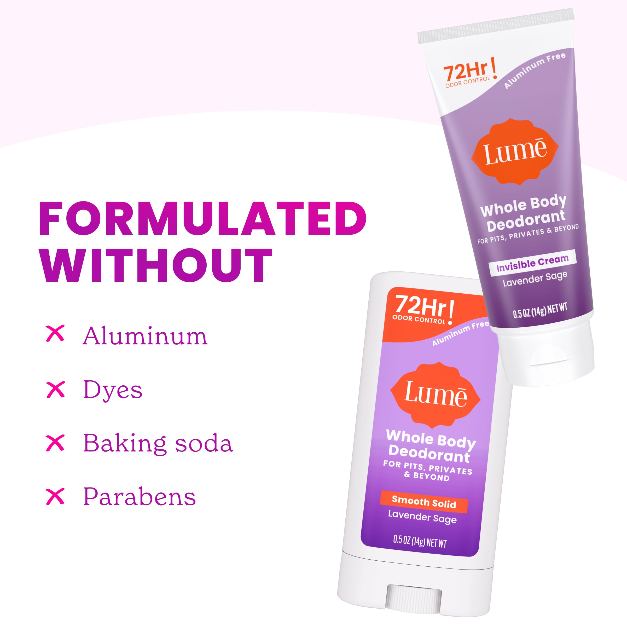 Lume pH-balanced preodorant action helps prevent odor before it forms.
