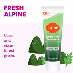 Lume pH-optimized formula concept showing odor-blocking action.