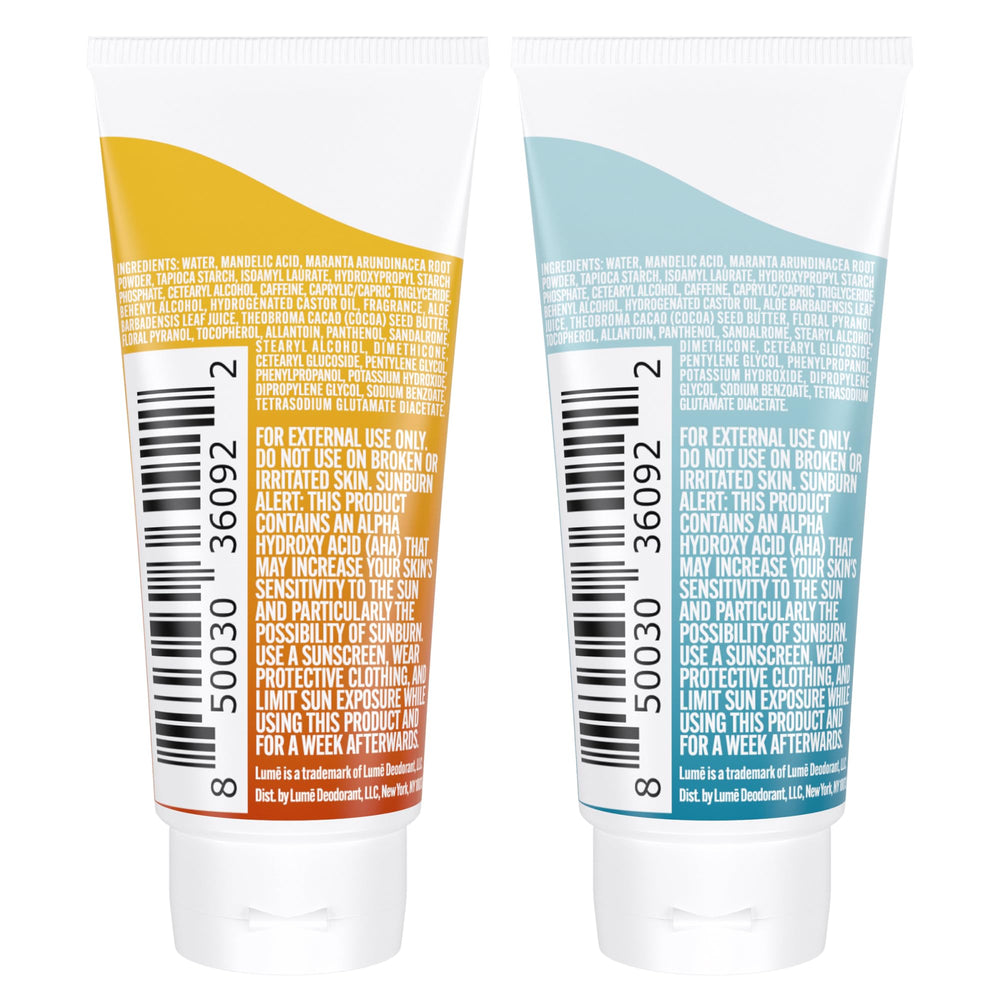 Lume toasted coconut scent adds a pleasant daily ritual.