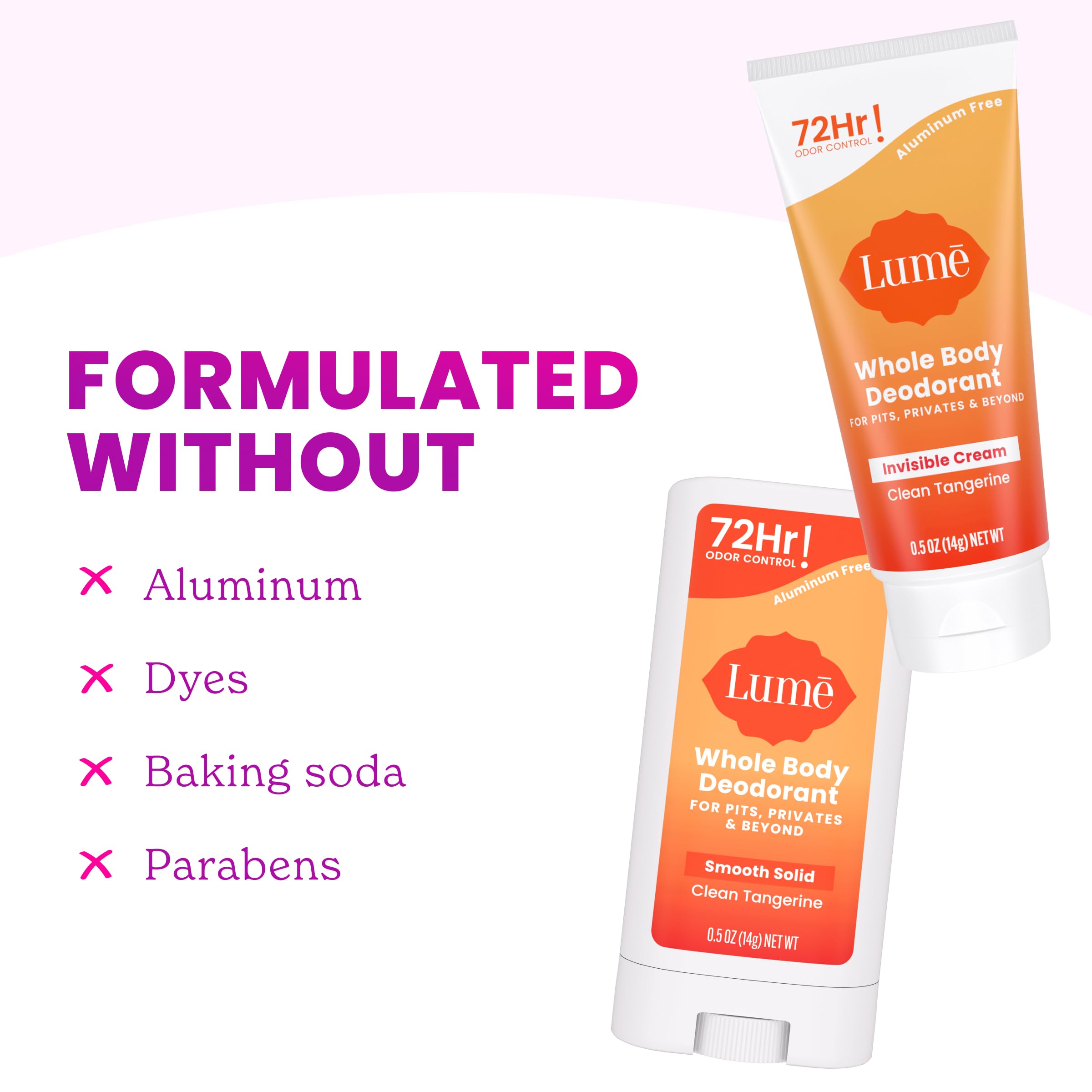 Lume travel-size bundle packaging highlights two minis.