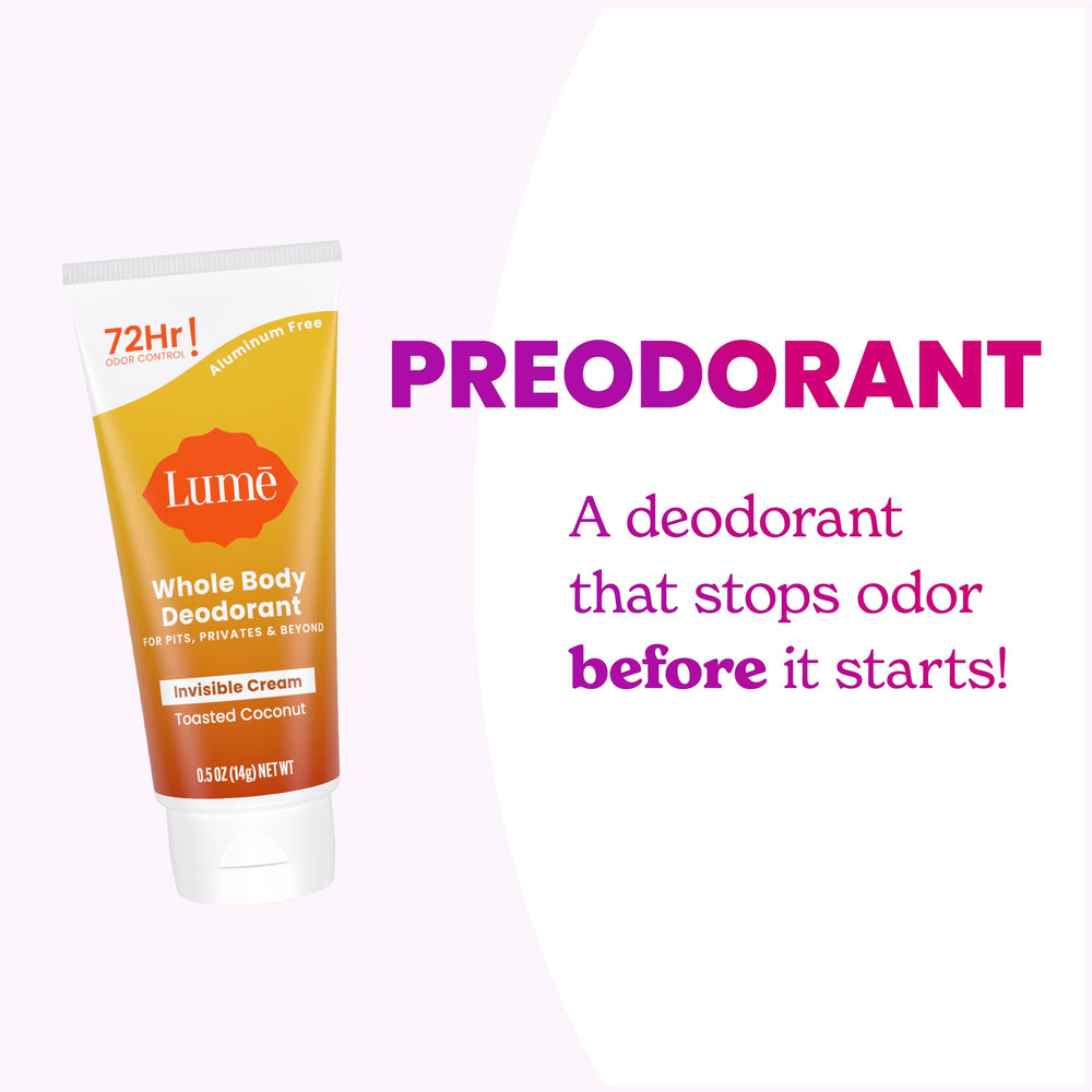 Lume Unscented mini tube for sensitive skin and versatile use