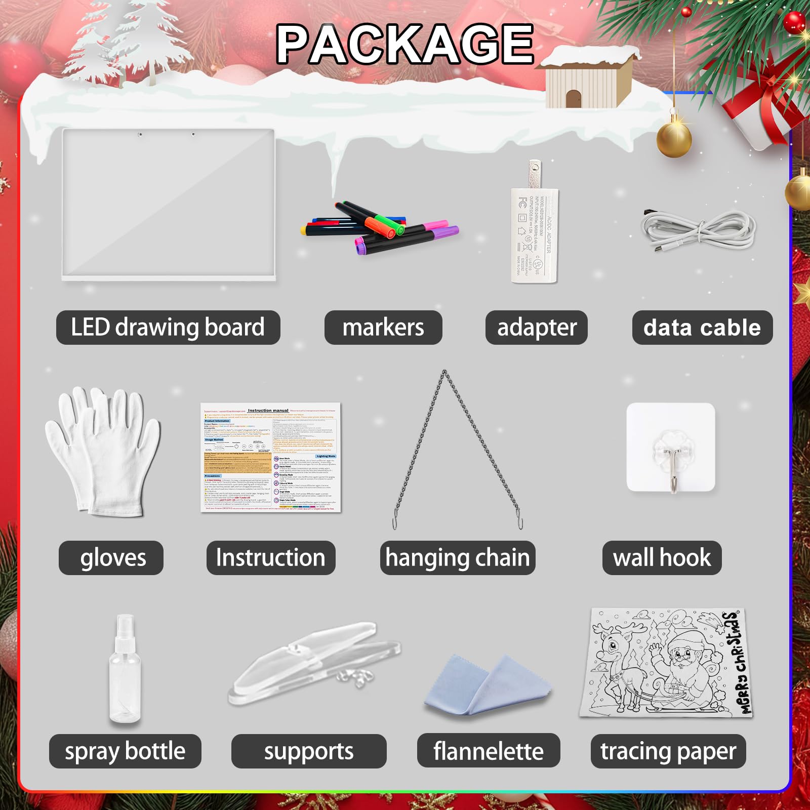 Lumiboard LED drawing board shows eight colors and dynamic modes for vibrant art sessions