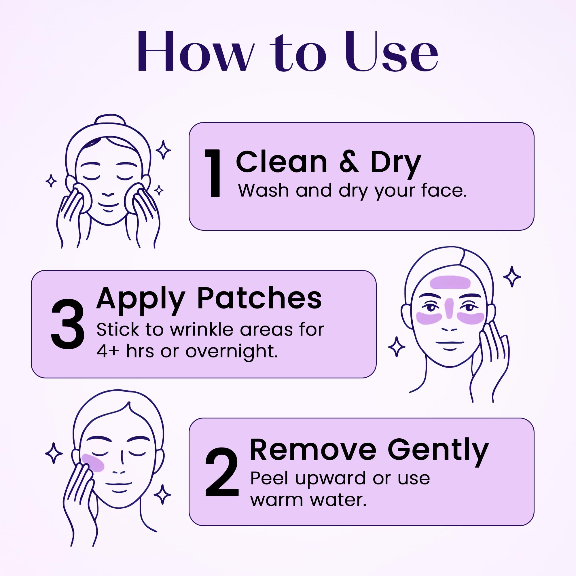 LumiDew easy-apply patches simplifying nightly wrinkle care