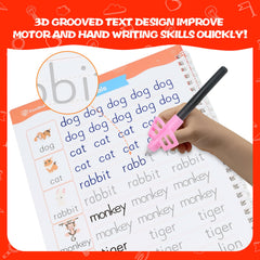 Lumikidz durable-smudge-proof-pages withstand frequent use for beginners left or right-handed.