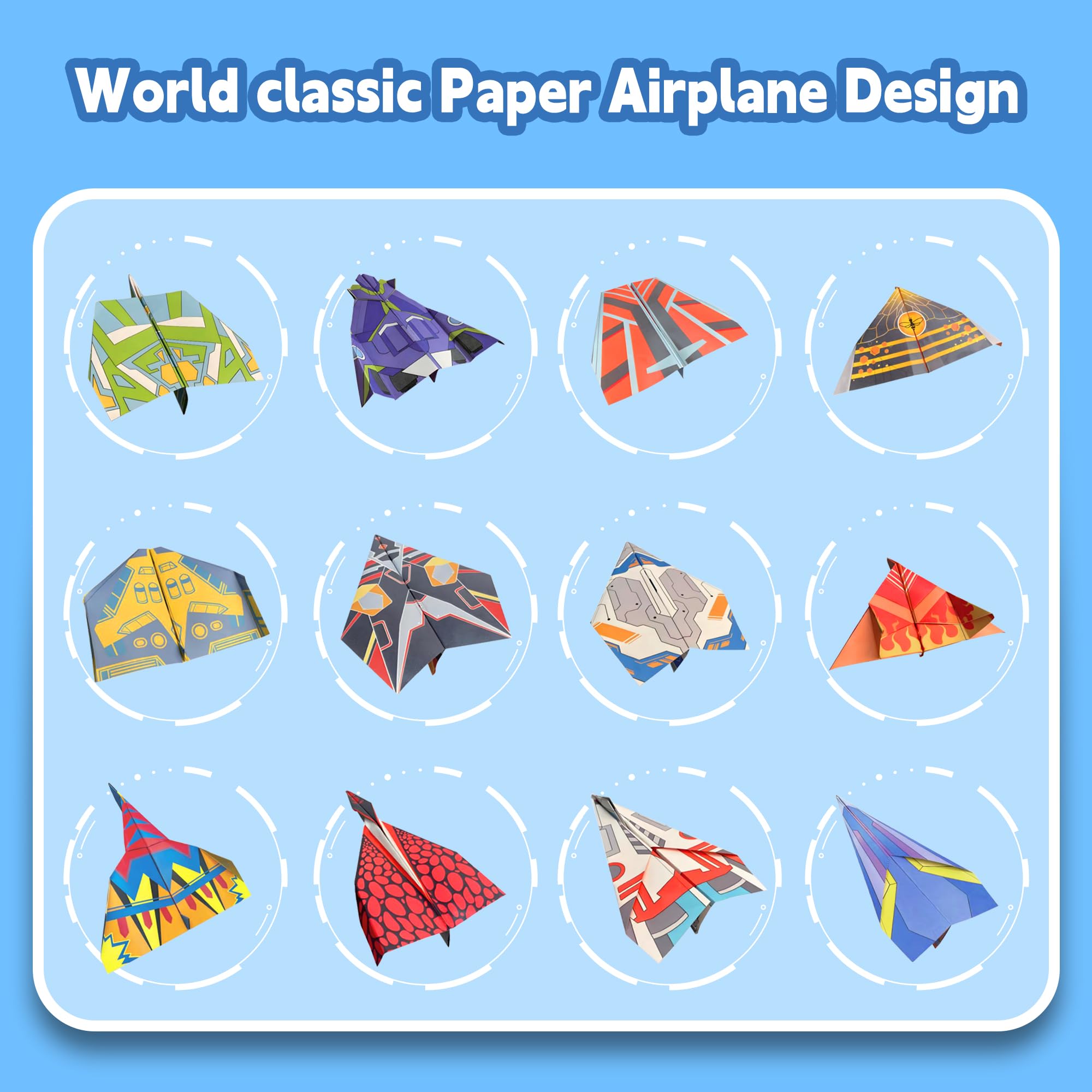 Lumikidz origami sheets with 36 colorful patterns for vivid folds