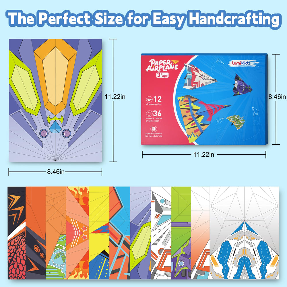 Lumikidz step-by-step instructions guide beginners through folds