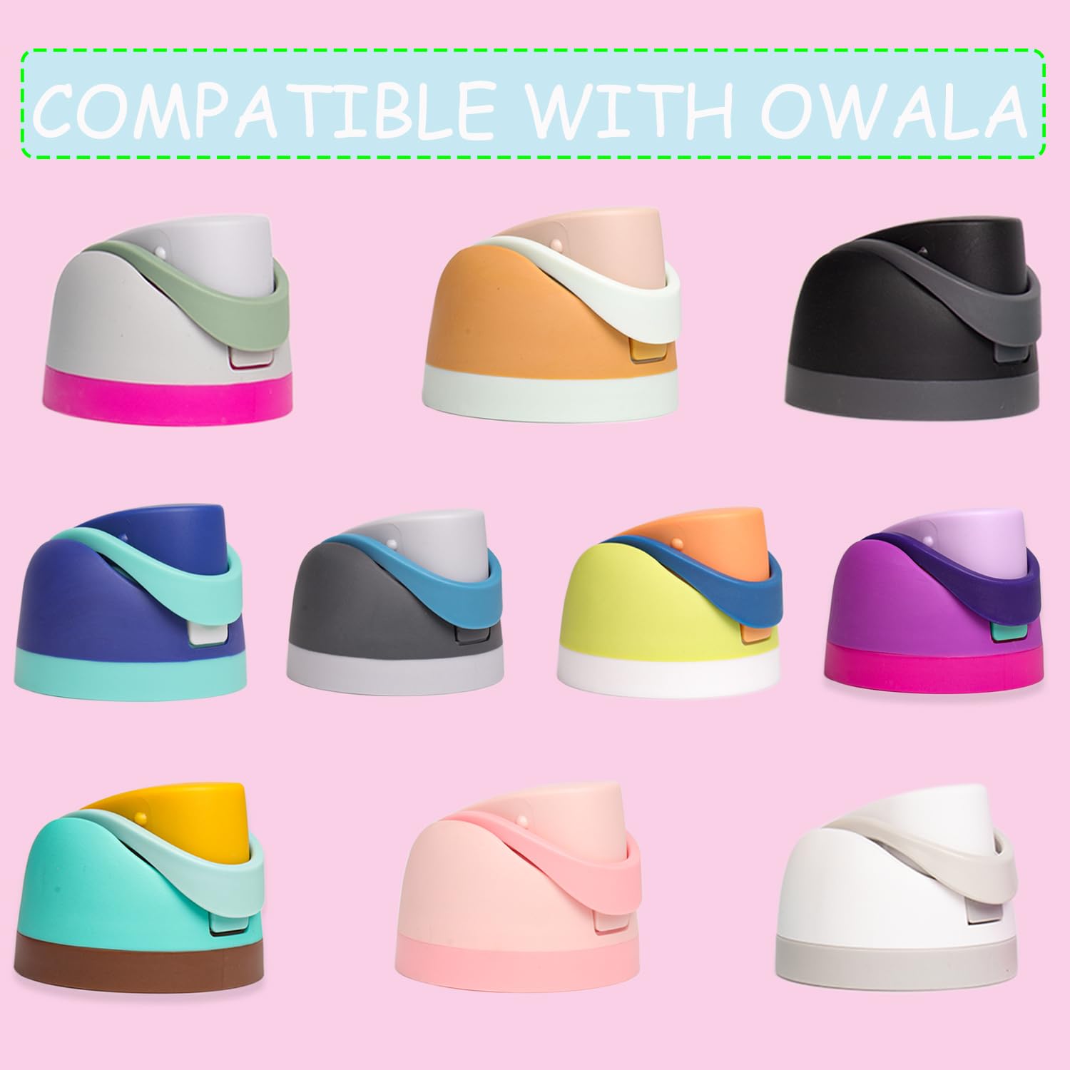 LUMIMITUAN Owala Freesip lid with one-button, quick opening for busy mornings