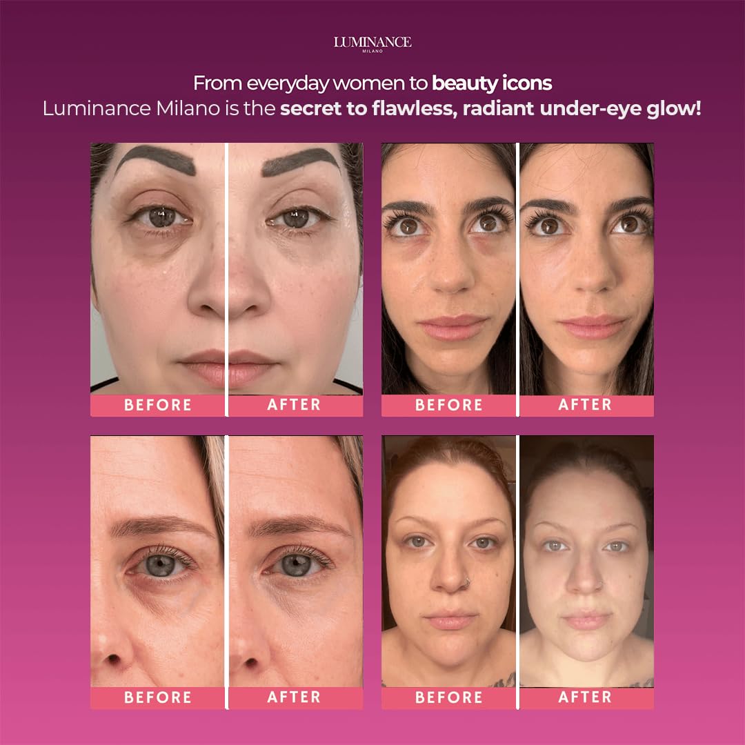 Luminance Milano Under Eye Brightener soft-focus finish helps eyes look refreshed