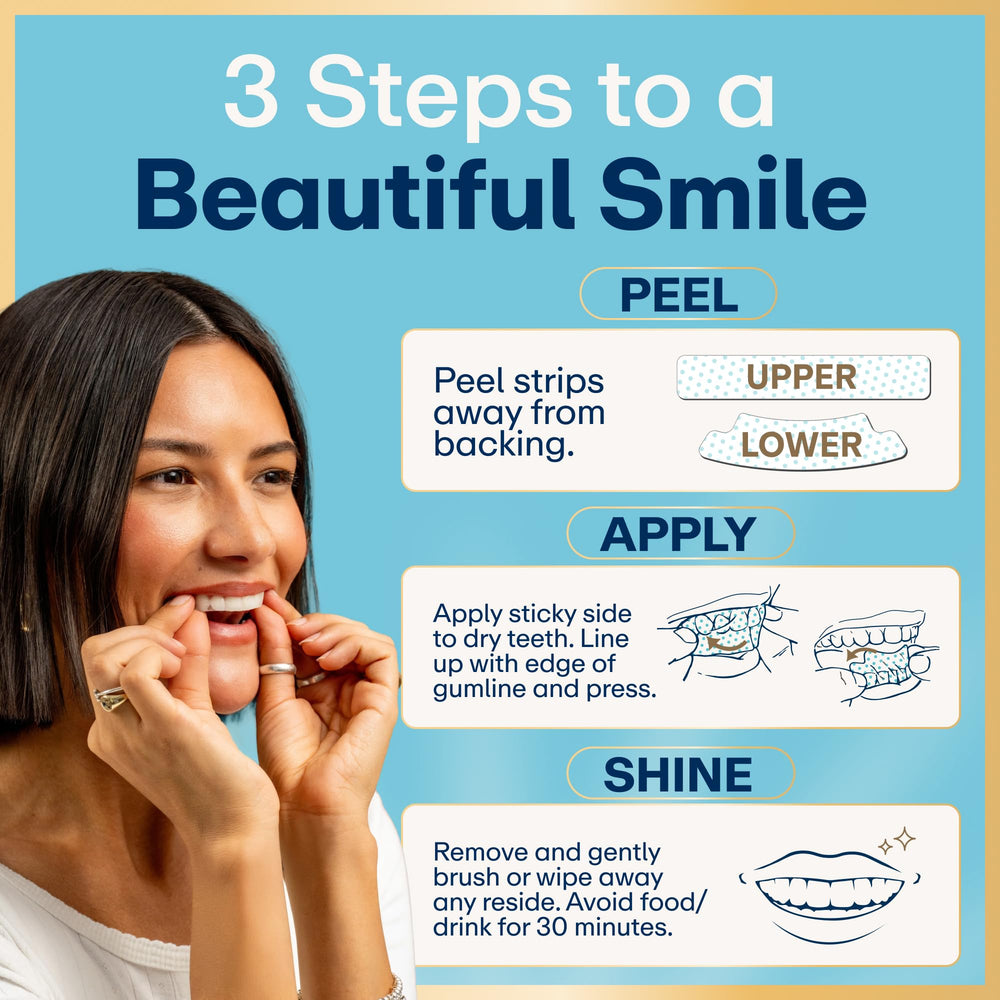 Peroxide-free Lumineux label indicating milder whitening options