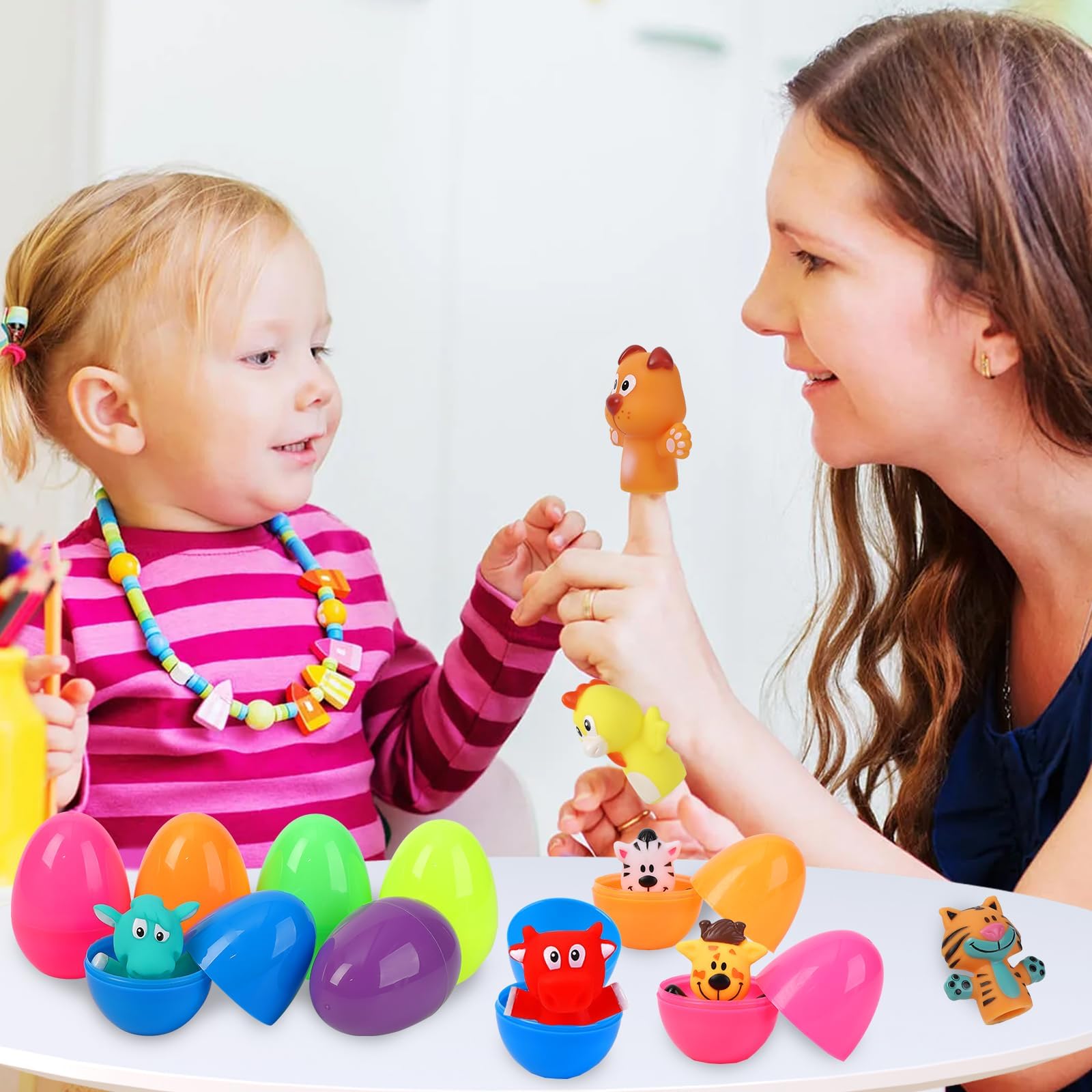 Lumiparty classroom activity ideas using eggs and puppets to spark creativity