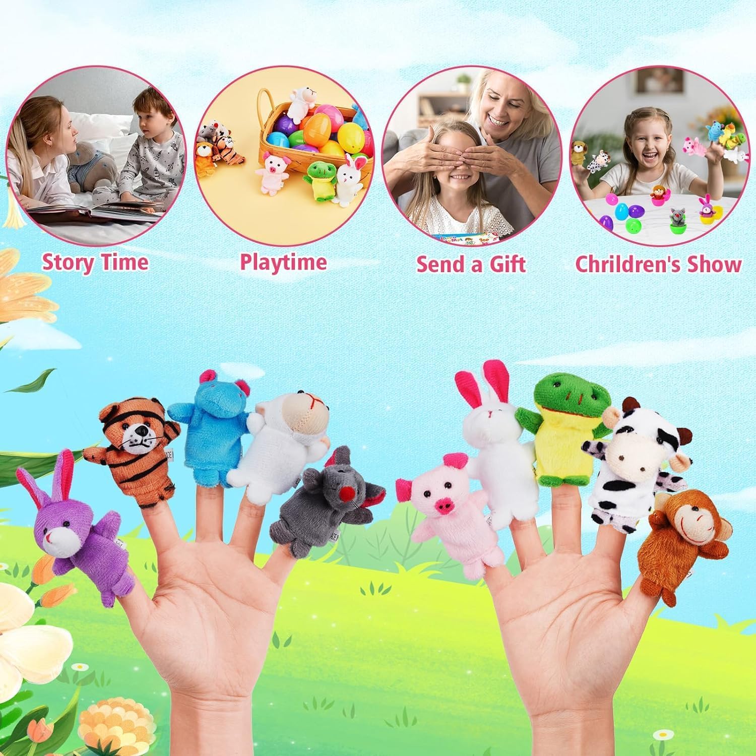 Lumiparty pre-filled Easter eggs save time with ready-to-use puppets