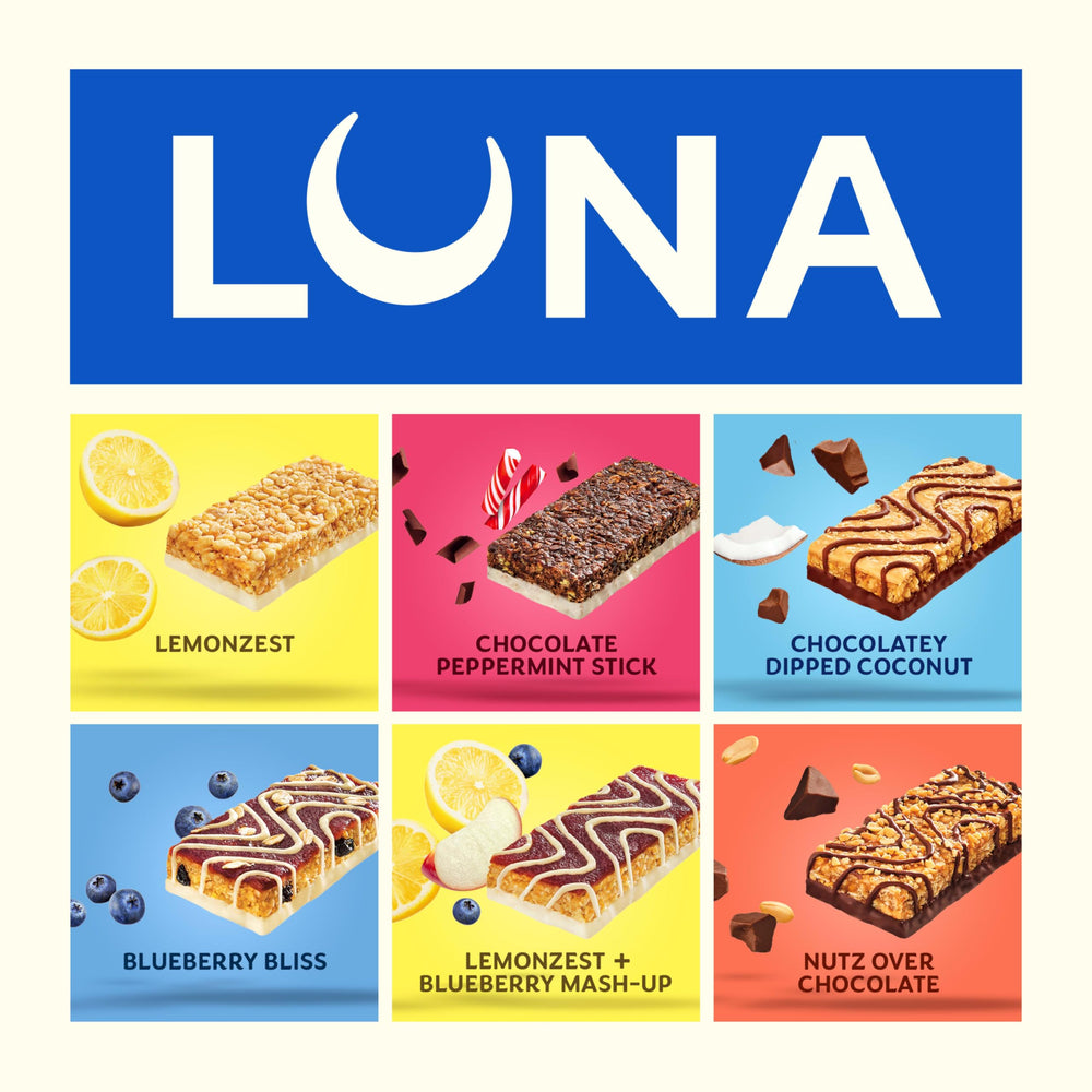 Luna Bar Chocolate Peppermint Stick bar with refreshing mint notes