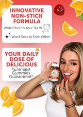 Lunakai B12 gummies closeup of chews suggests citrus flavor appeal.