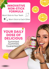 Lunakai collagen gummies close-up of chewy texture with natural flavors