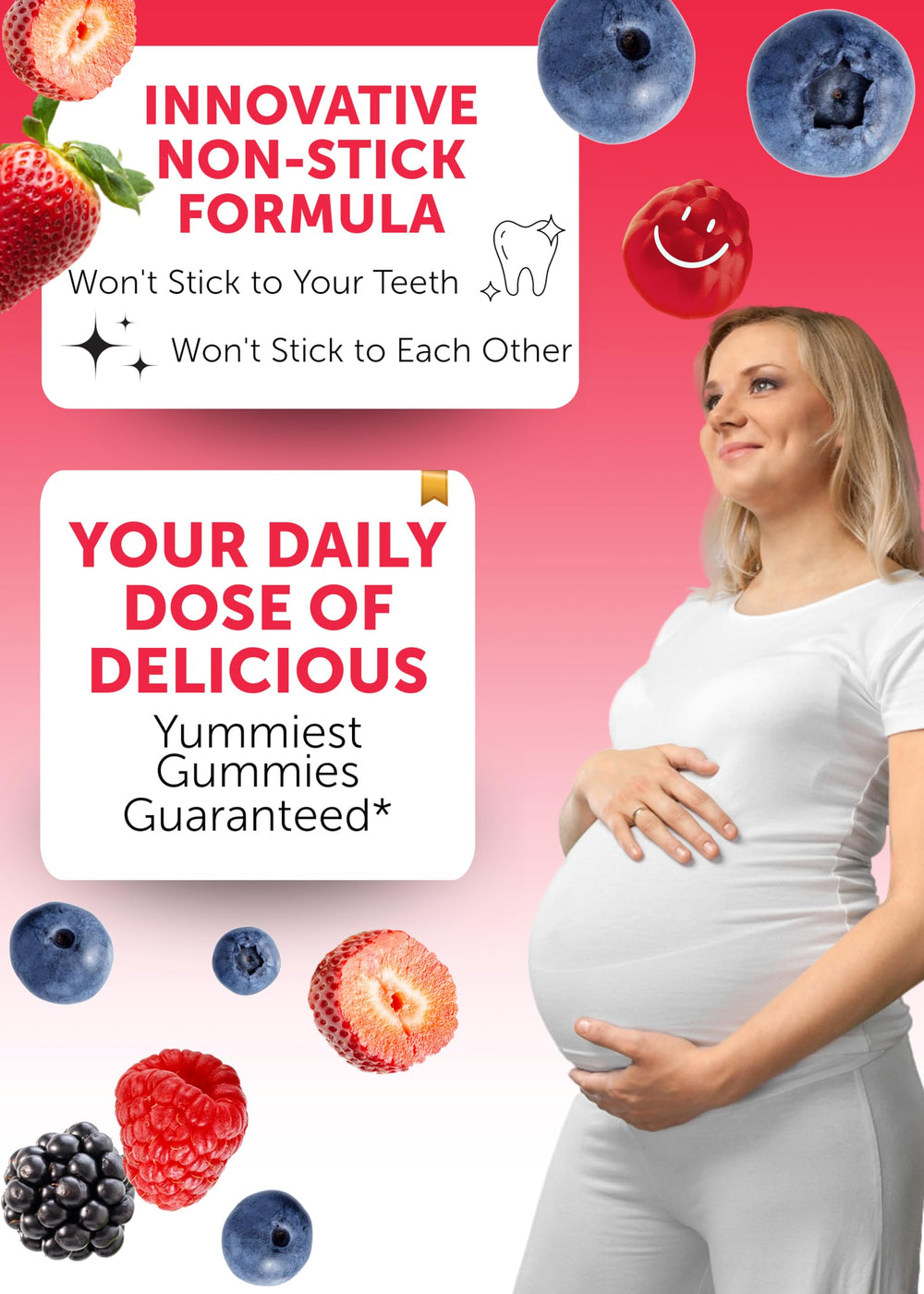 Lunakai folic acid and iron label signaling essential nutrients for pregnancy nutrition.