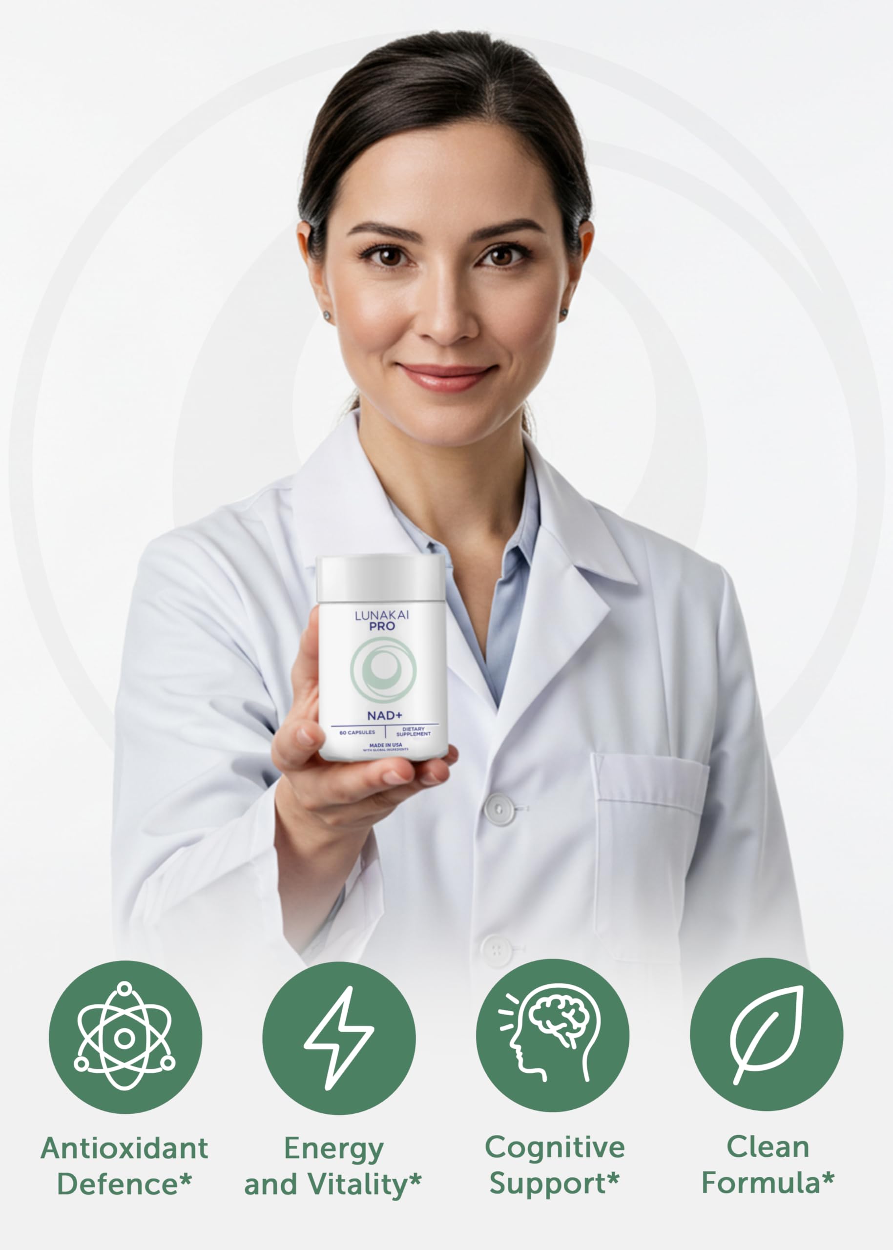 Clear allergen-free, non-GMO formulation for peace of mind.