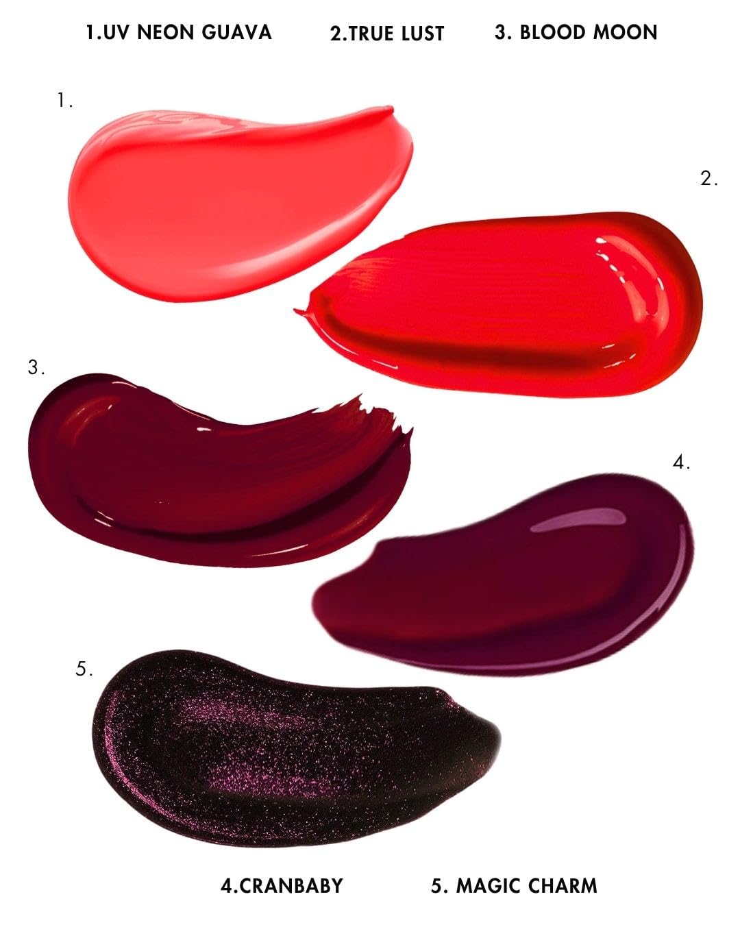 Lunar Tides Blood Moon finished hair with glossy bold tone