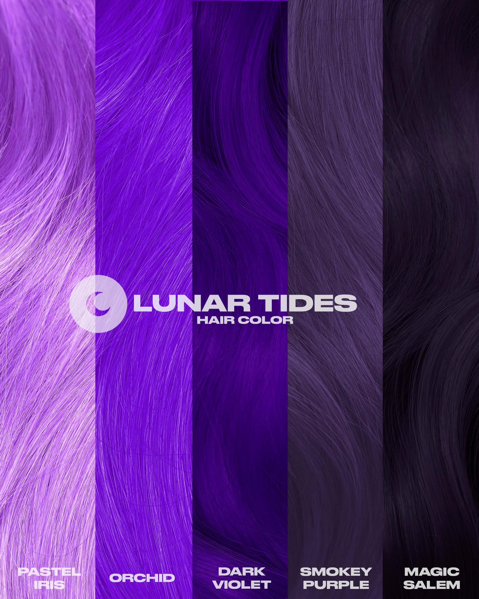 Lunar Tides color mixing bowl close-up showing creative shade options.