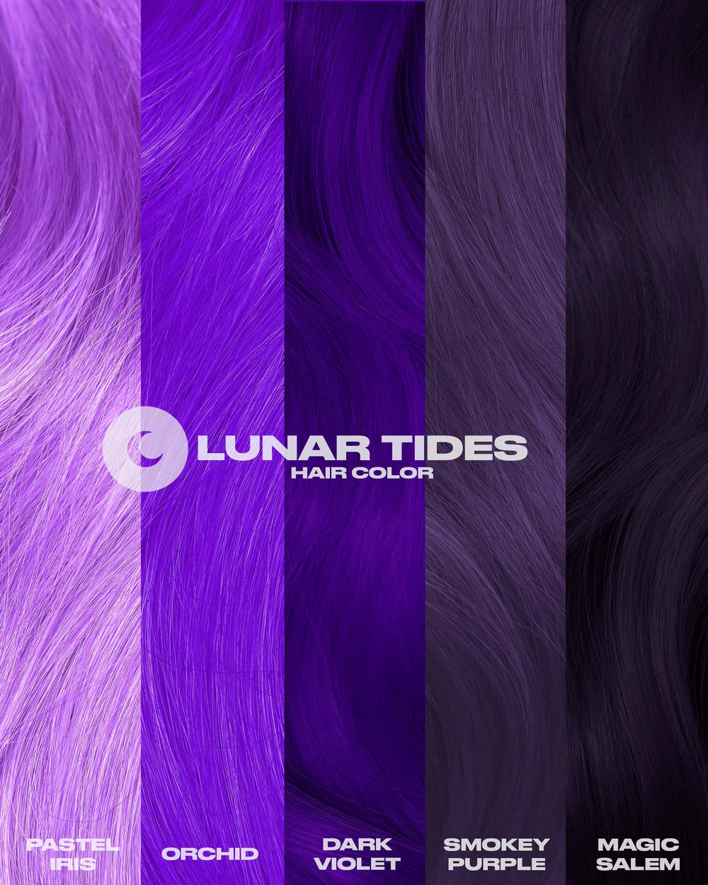 Lunar Tides color mixing bowl close-up showing creative shade options.