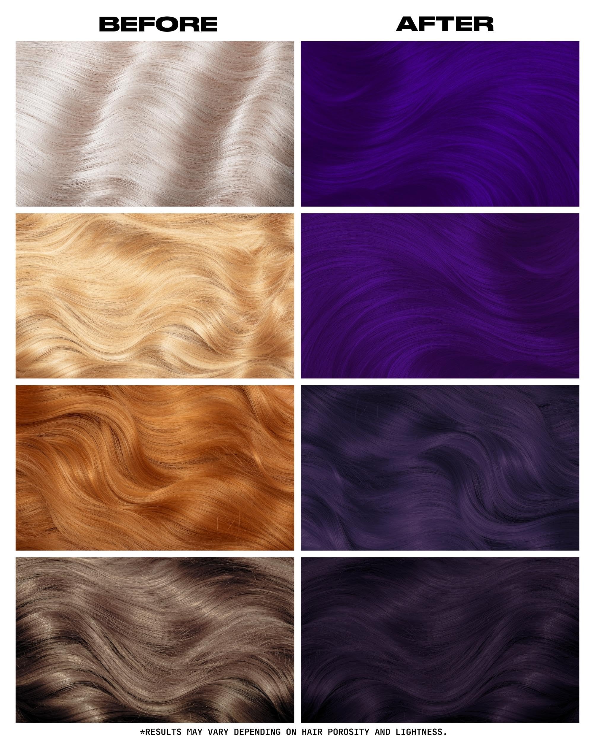 Lunar Tides dark violet swatch on skin previewing bold color.