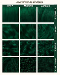 Lunar Tides Juniper on hair strand shows even, fade-friendly coverage