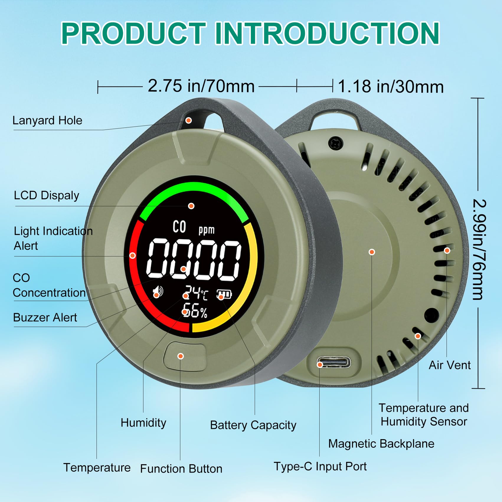 Lunarlipes detector in travel bag shows compact, lightweight monitoring on the go.