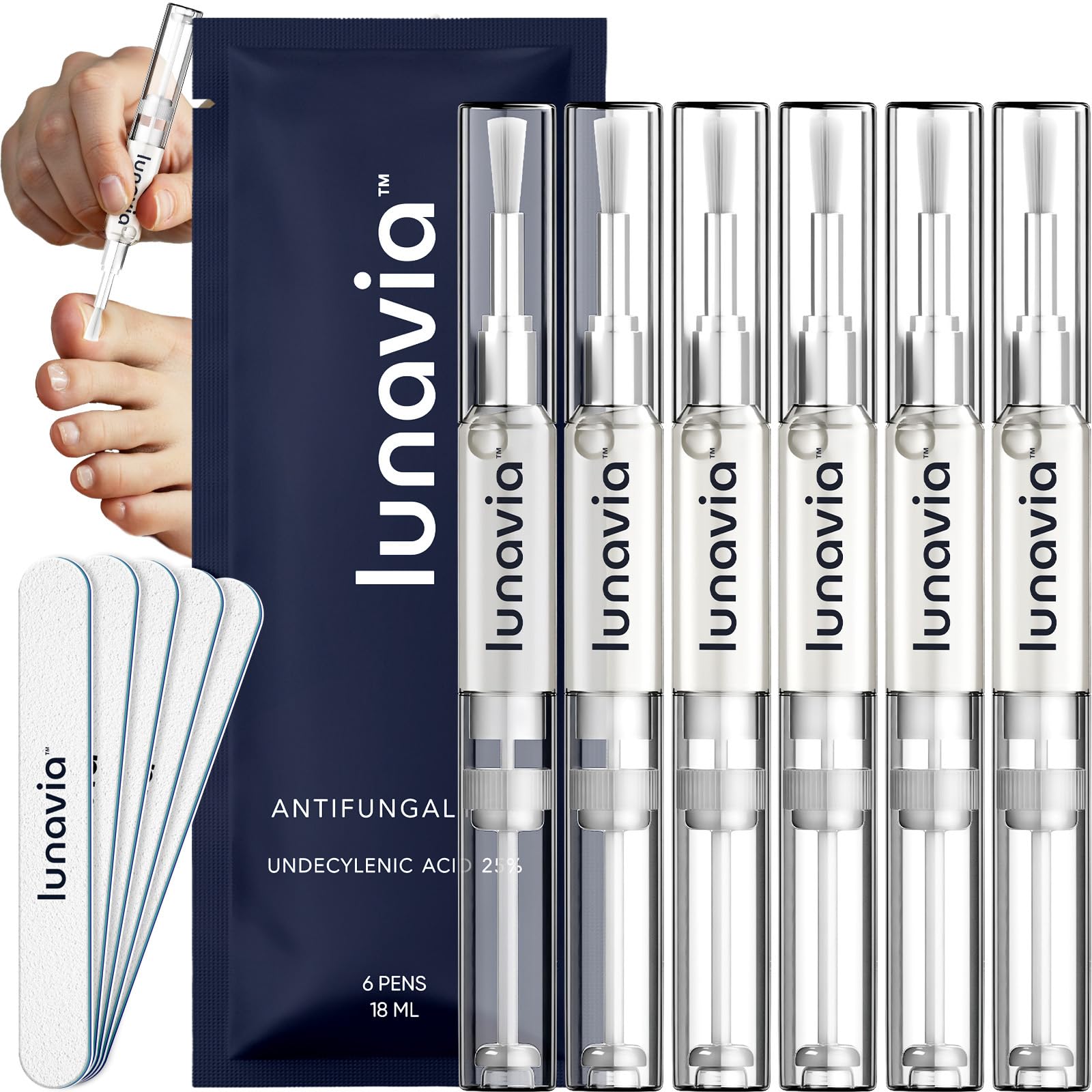 Lunavia Antifungal Pen twist-pen application for precise, mess-free use.