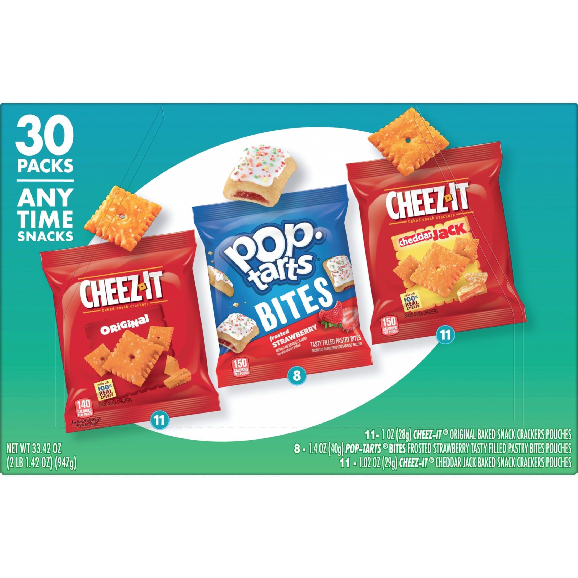 Lunchbox-ready snacks for school or office breaks