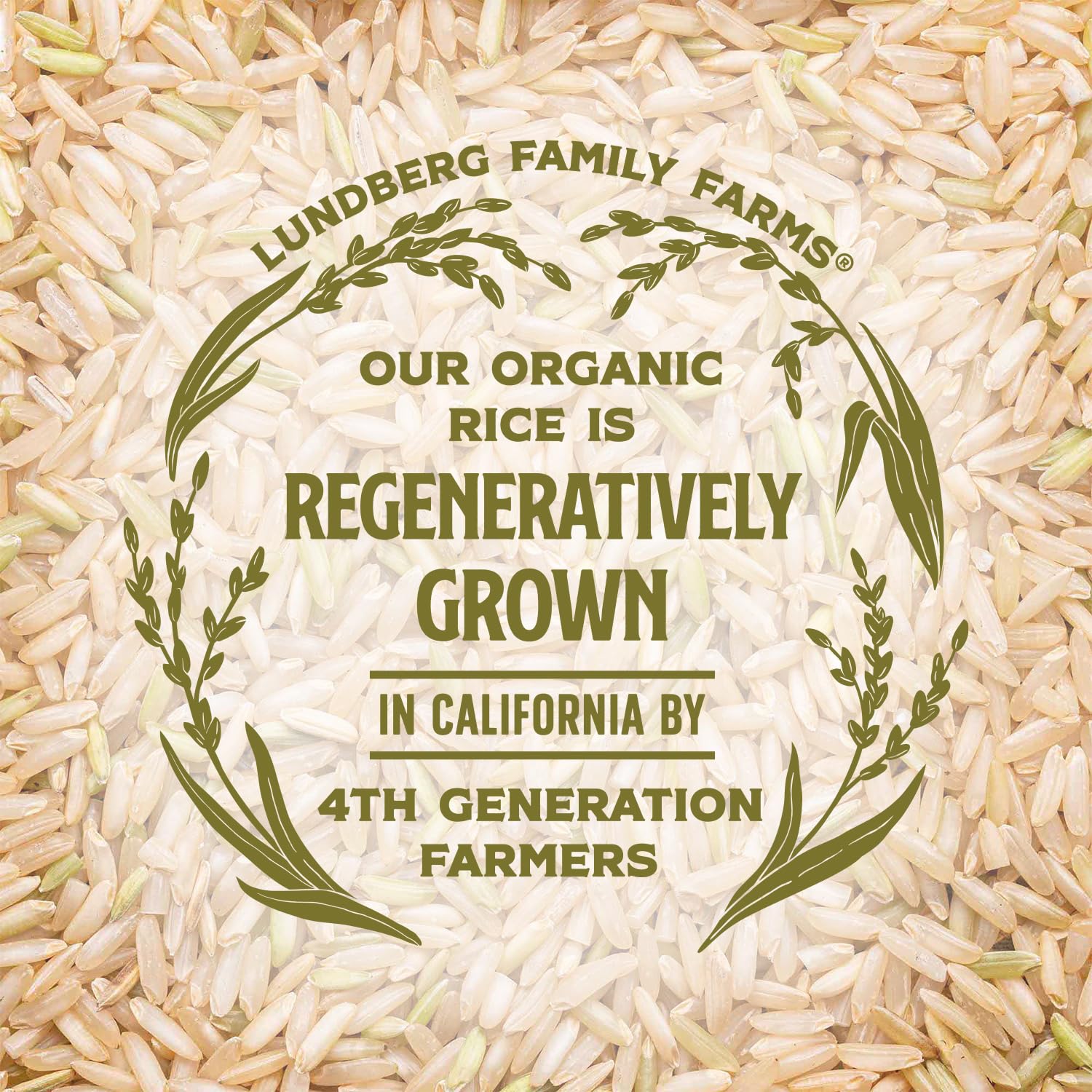 Lundberg Farm California-grown rice pack highlighting origin