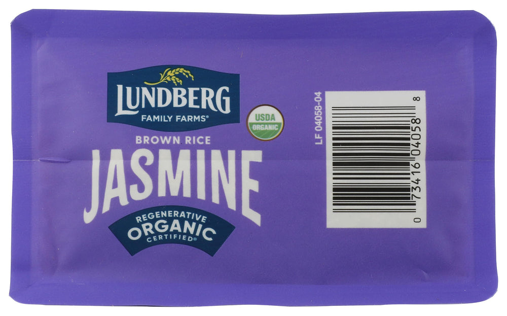 Lundberg Organic Jasmine Brown Rice California-grown grains perfect for bowls
