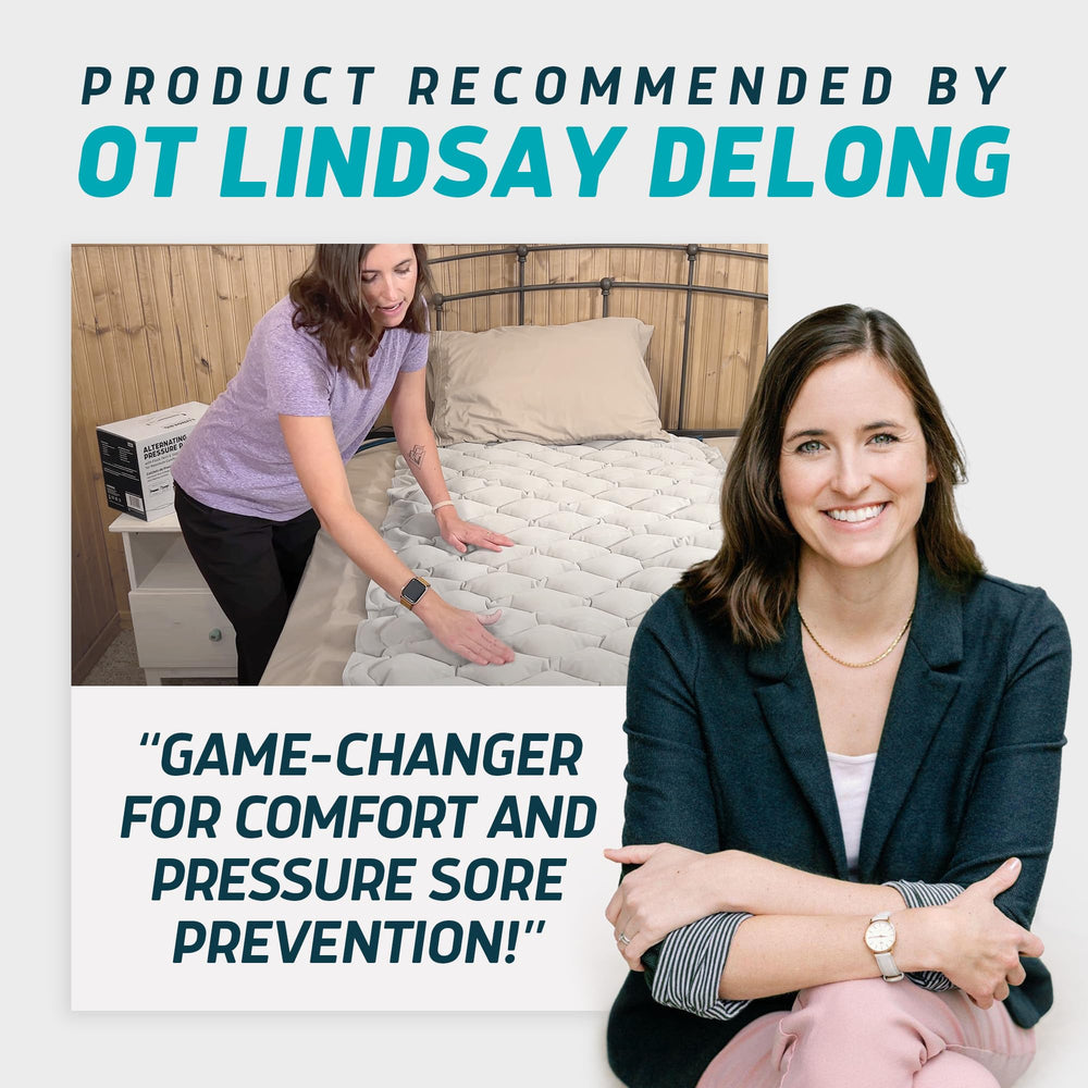 Lunderg pad close-up displays soft flocking texture for breathable comfort