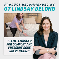 Lunderg pad close-up displays soft flocking texture for breathable comfort