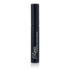 Close-up of Lune+Aster Eclipse Mascara wand showing curved brush